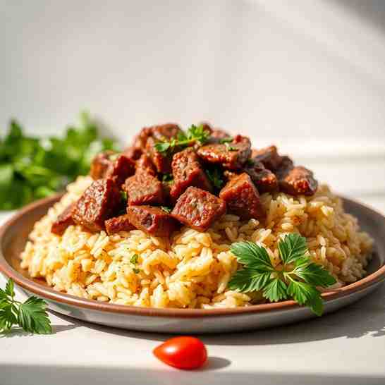 Beef & Rice Recipe - Skoudehkaris